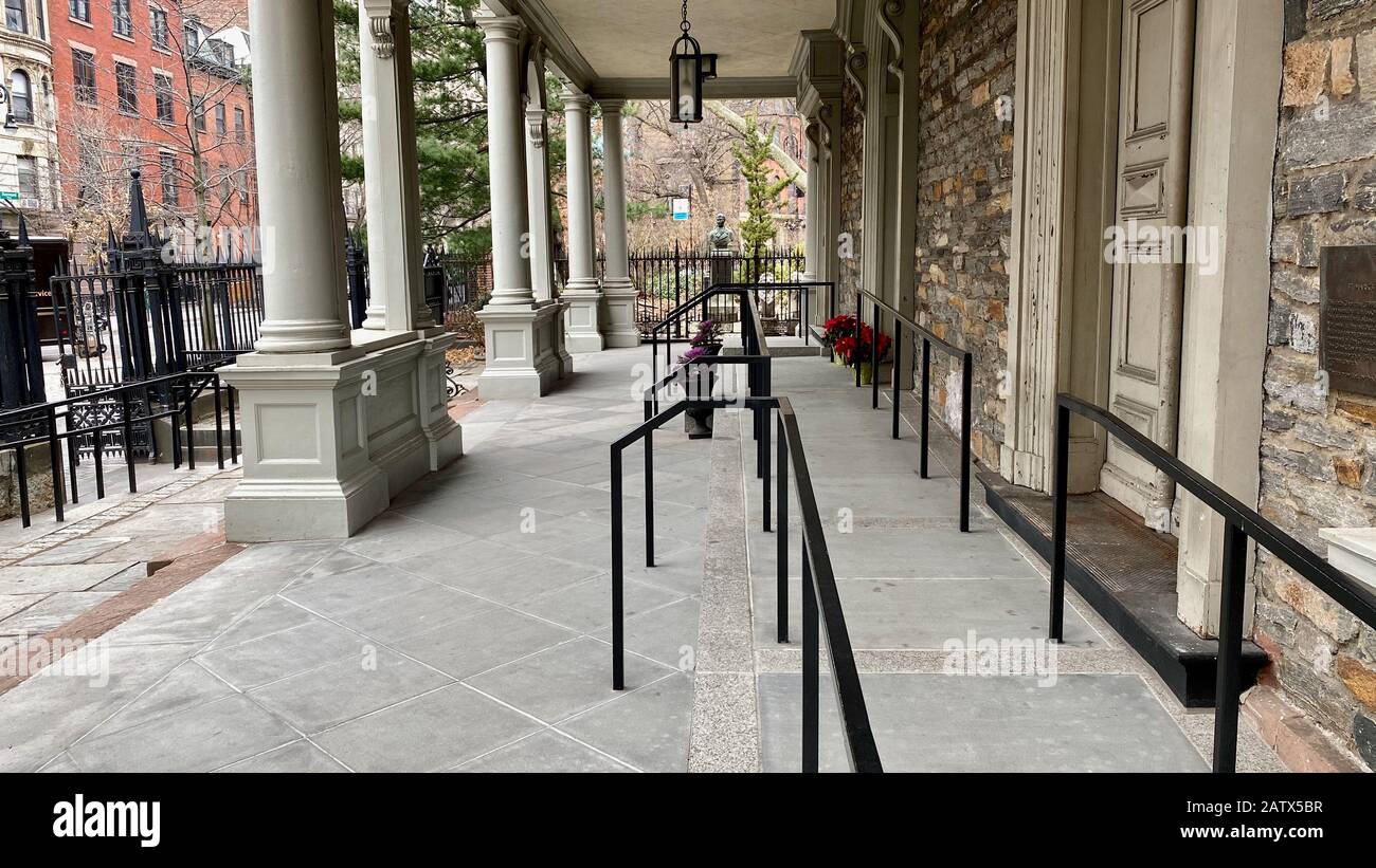 Église épiscopale de St Marks située dans le village oriental de Manhattan Banque D'Images