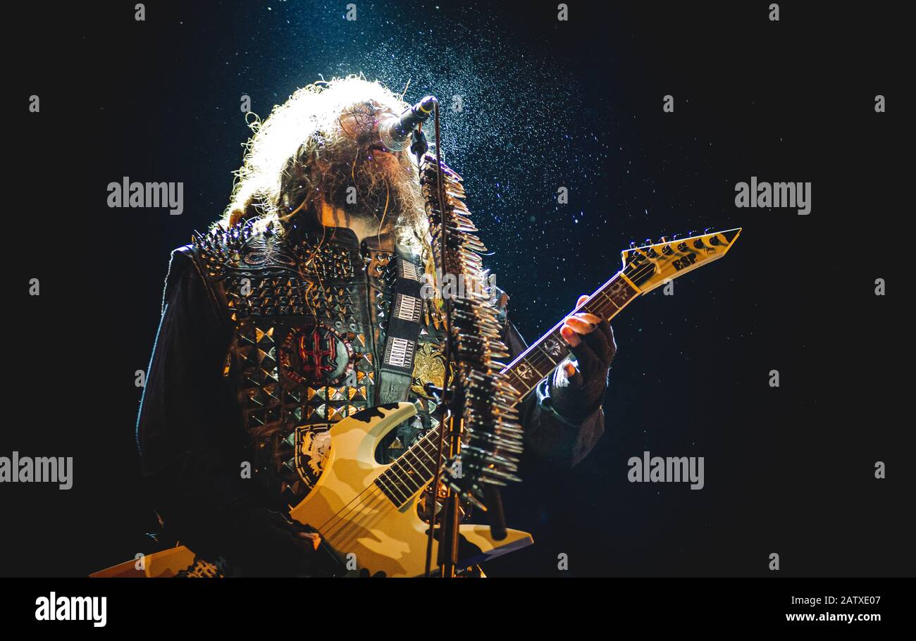 Copenhague, Danemark. 22 juin 2018. Le groupe américain de métaux lourds Soulfly organise un concert lors du festival danois de métaux lourds Copenhague 2018. Ici, le chanteur et guitariste Max Cavalera est vu en direct sur scène. (Crédit Photo: Gonzales Photo - Nikolaj Bransholm). Banque D'Images