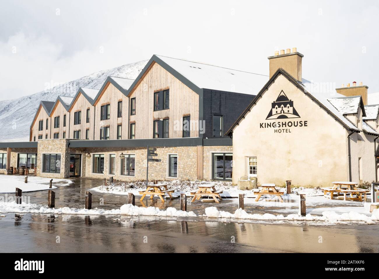 Kingshouse Hotel, Glen Coe, Écosse, Royaume-Uni Banque D'Images