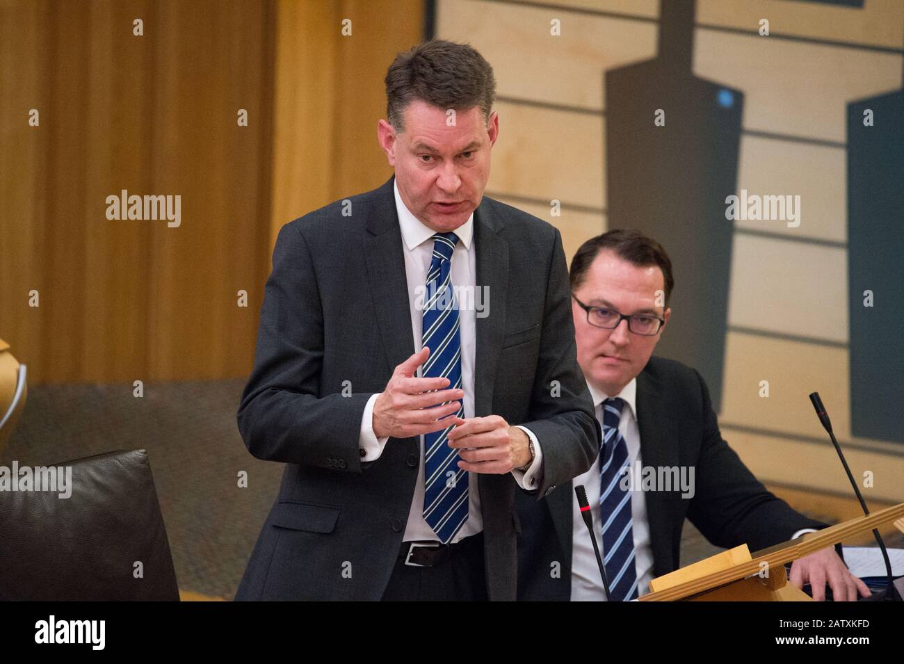 Édimbourg, Royaume-Uni. 5 février 2020. Photo : Murdo Fraser Msp - Secrétaire Du Cabinet Fantôme Pour Les Finances. Débat Du Parti Conservateur : Crédit Financier : Colin Fisher/Alay Live News Banque D'Images