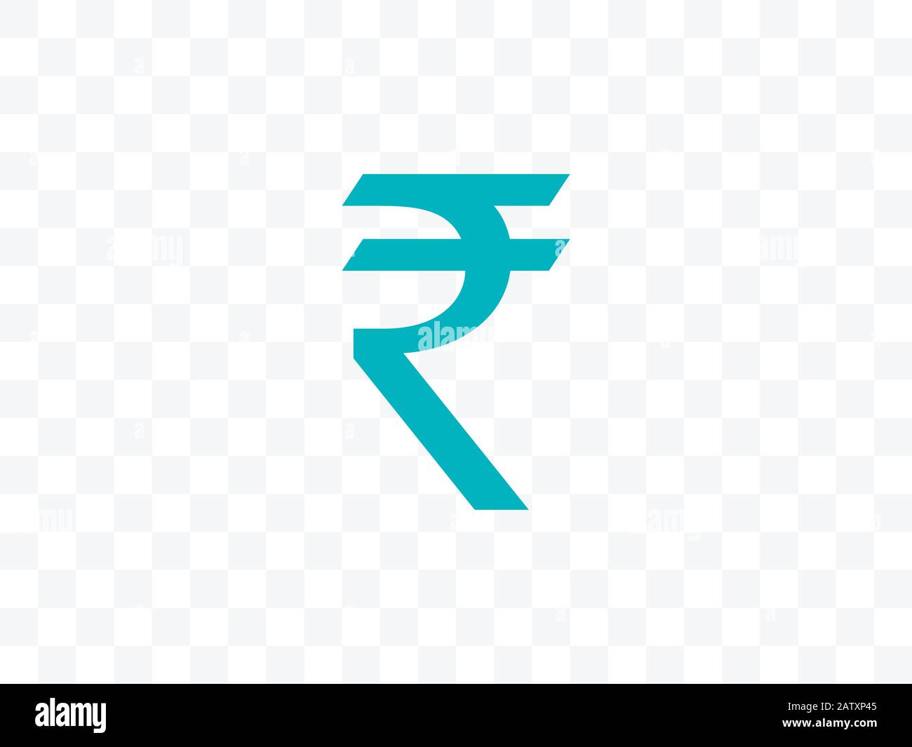L'Inde rupee icône. Vector illustration design plat, Illustration de Vecteur