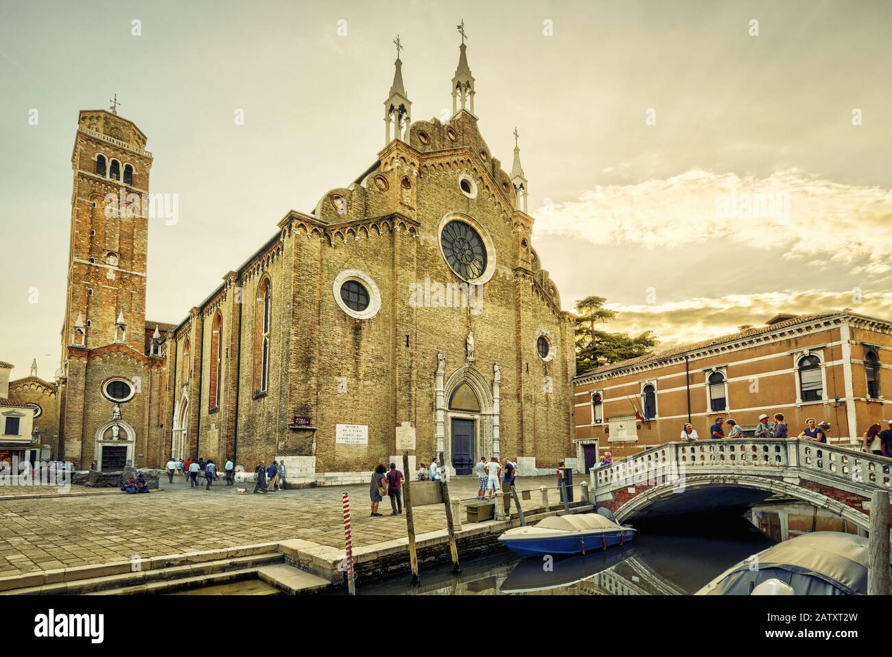 Venise, Italie 17 Mai 2017 La Basilique De Santa Maria Gloriosa Dei