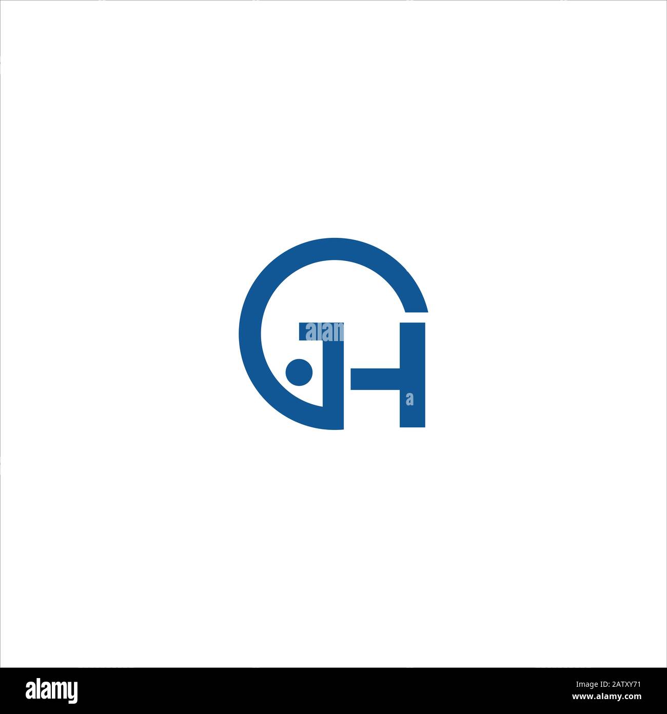 Modèles de vecteur de logo gh ou hg de la lettre initiale Image ...