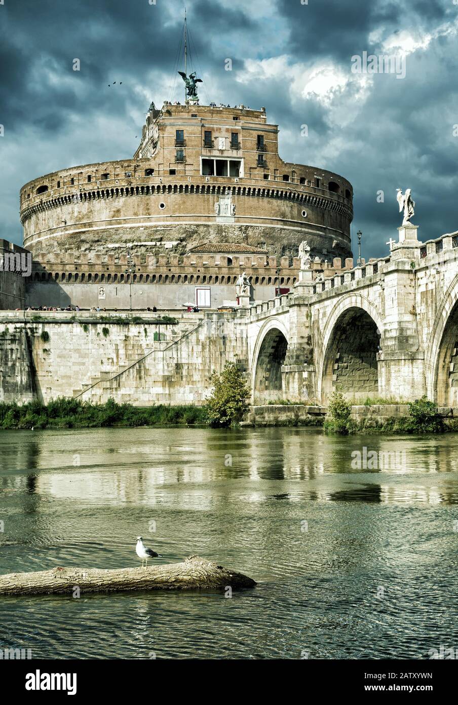 Castel Sant'Angelo, Rome, Italie Banque D'Images