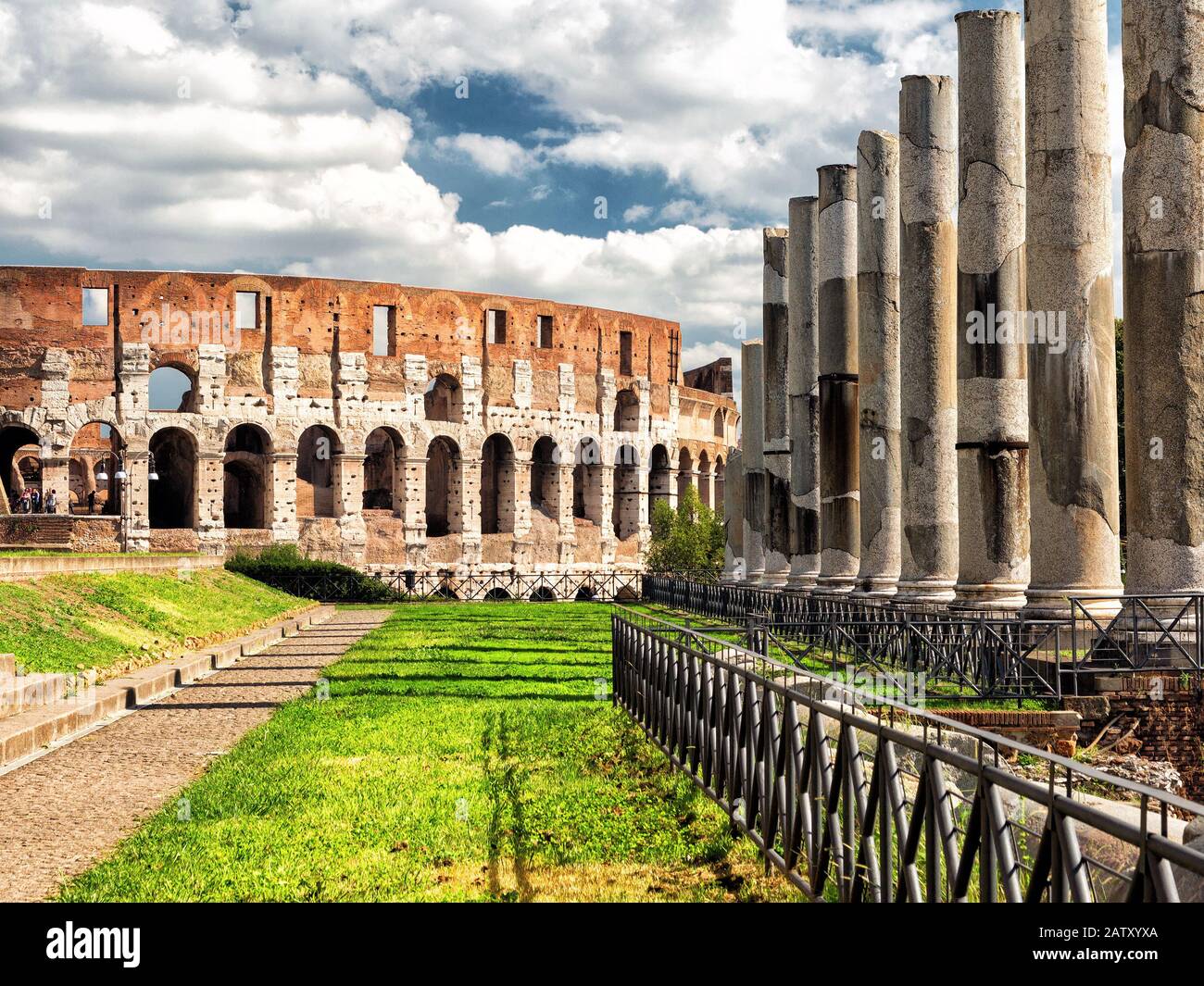 Le Juif du Colisée à Rome, Italie Banque D'Images