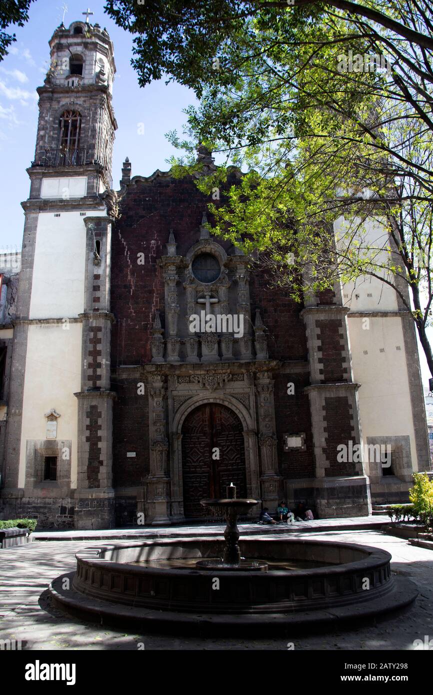 Monastère De Santa Veracruz, Mexico Banque D'Images