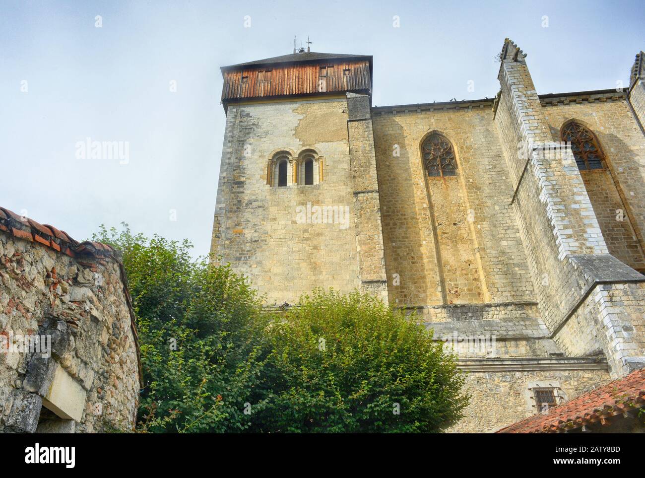 Cathédrale Saint Bertrand De Comminges France Banque D'Images