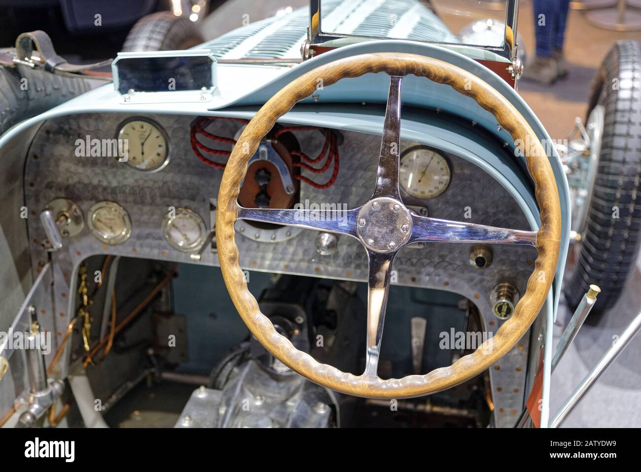 Paris, France. 4 février 2020. Bugatti Type 35 C   le salon Retromobile ouvre ses portes du 5 au 9 février 2020, à PARIS-EXPO à Paris, France. Banque D'Images