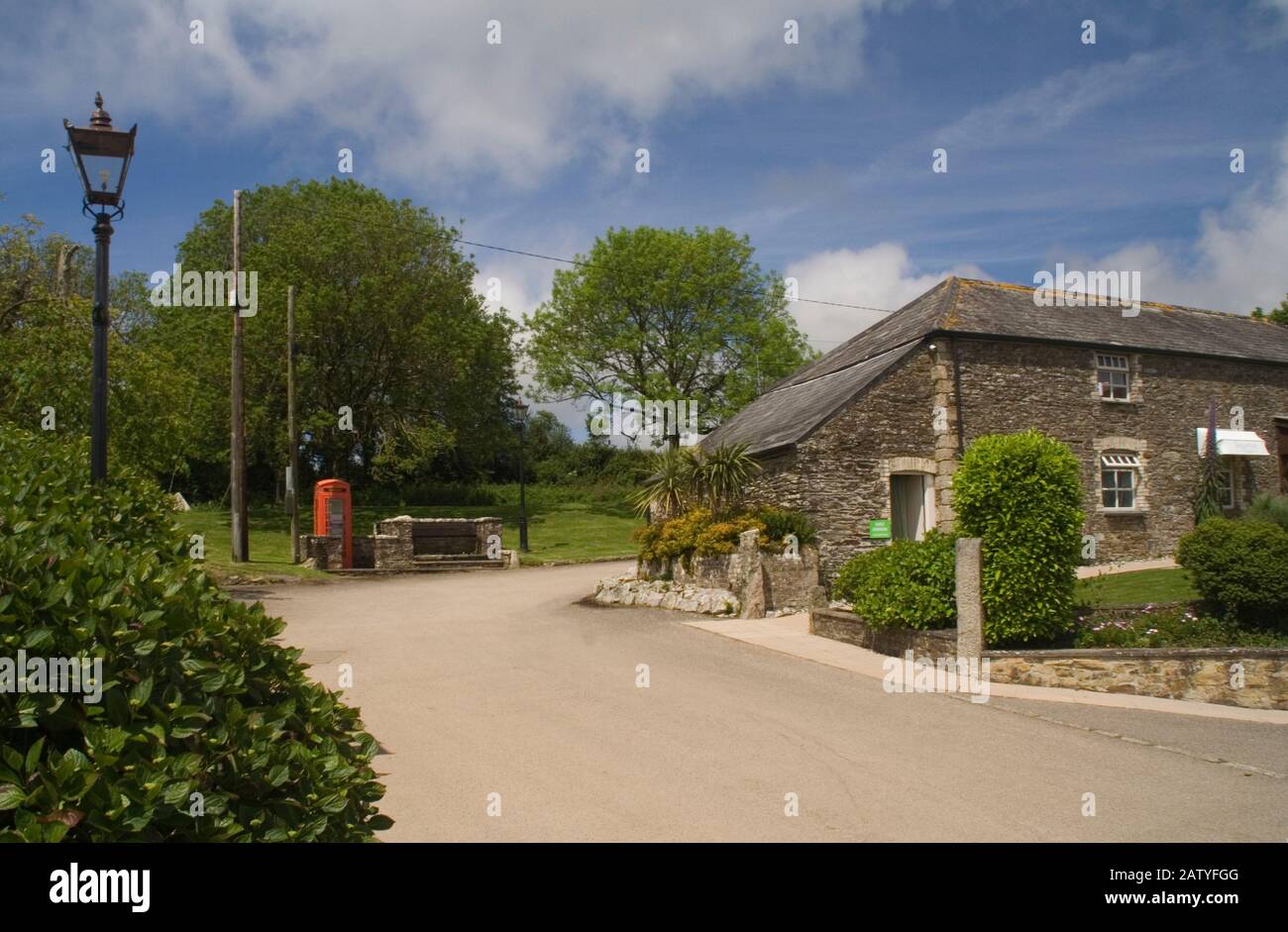 Camping Tregarton Park Banque D'Images