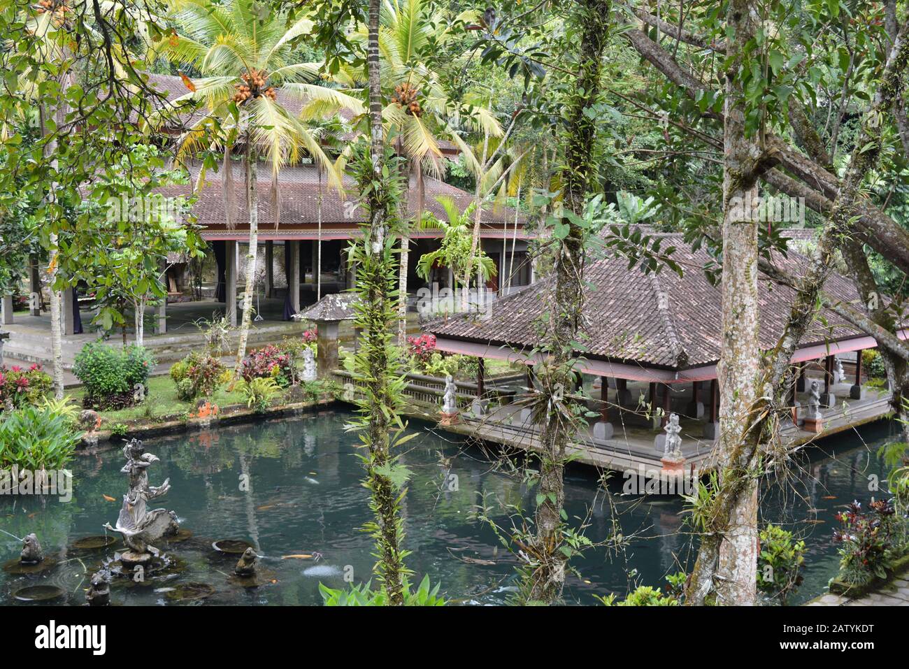 Temple Gunung Kawi Sebatu À Bali, Indonésie Banque D'Images