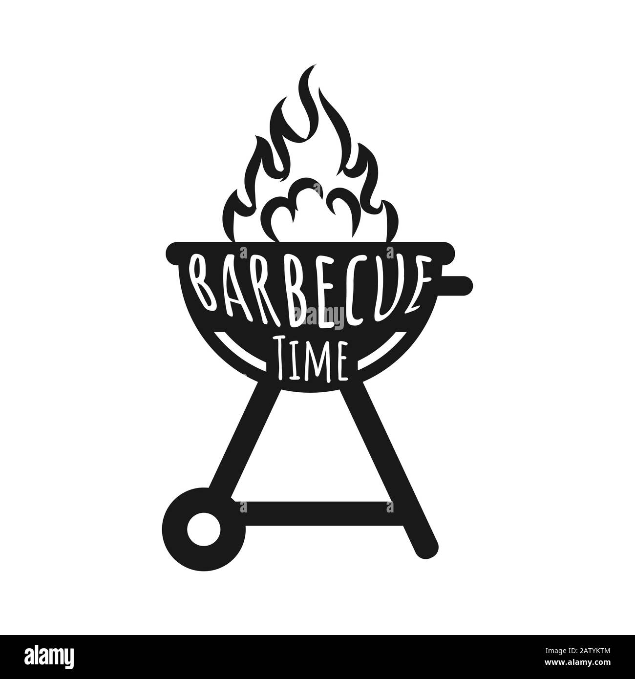 Vintage barbecue graphiques pour t-shirt, d'autres impressions. Barbecue Retro typographie tee, emblème pour tous ceux qui aiment l'été barbecue avec vos amis et famil Illustration de Vecteur