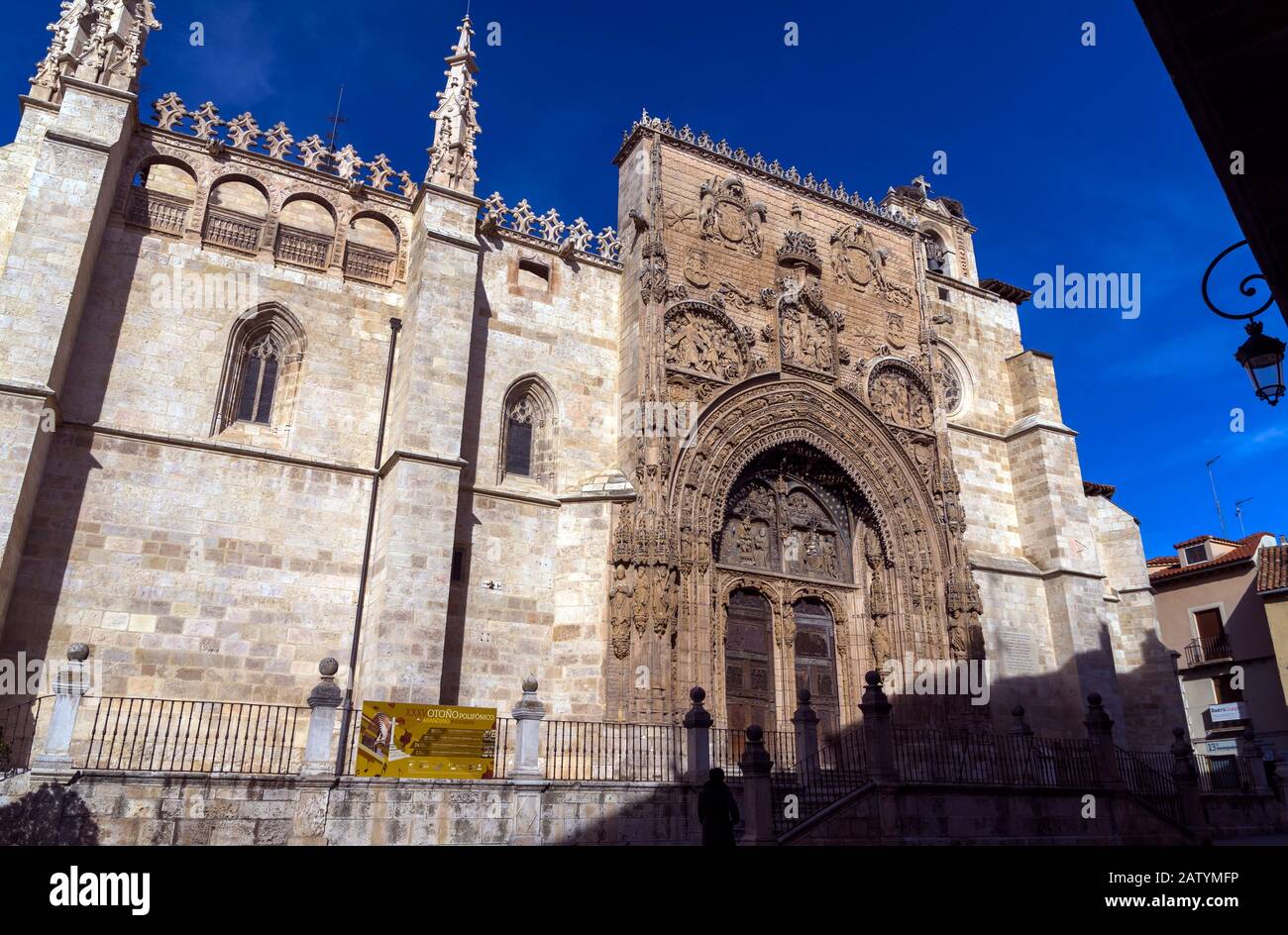 Iglesia de Santa María la Real. Aranda de Duero. Burgos. Castille León. España Banque D'Images