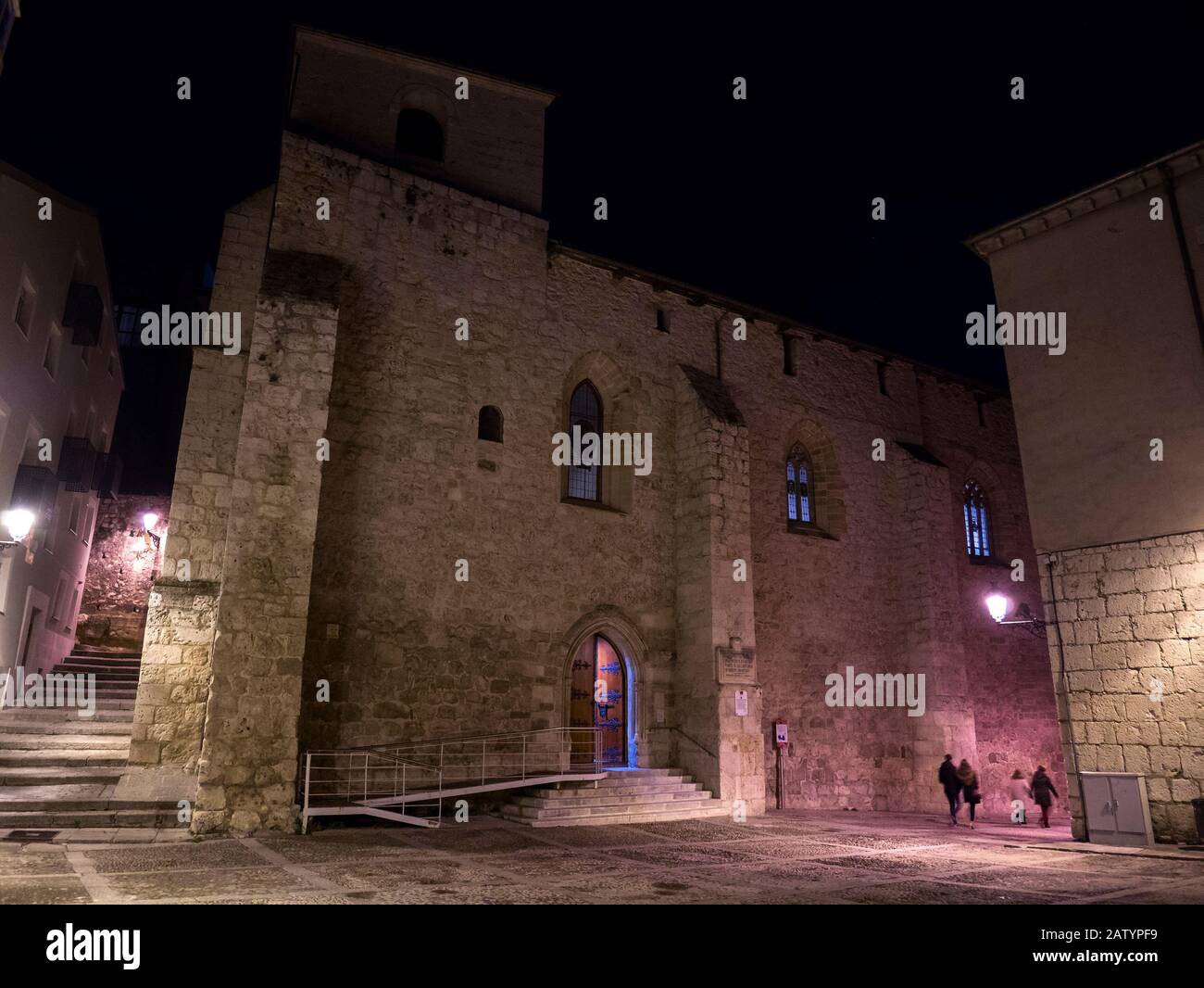 Iglesia de Santa Gadea donde se produjo el juramente de Alfonso VI ante el Cid. Burgos. Castille León. España Banque D'Images