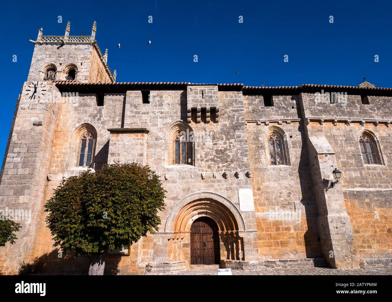 Iglesia De Santa Eugenia. Villegas. Burgos. Castille León. España Banque D'Images
