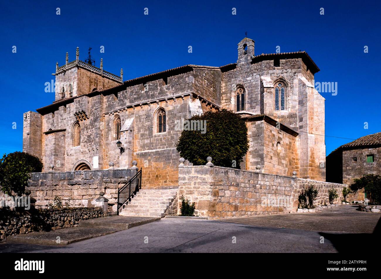 Iglesia De Santa Eugenia. Villegas. Burgos. Castille León. España Banque D'Images