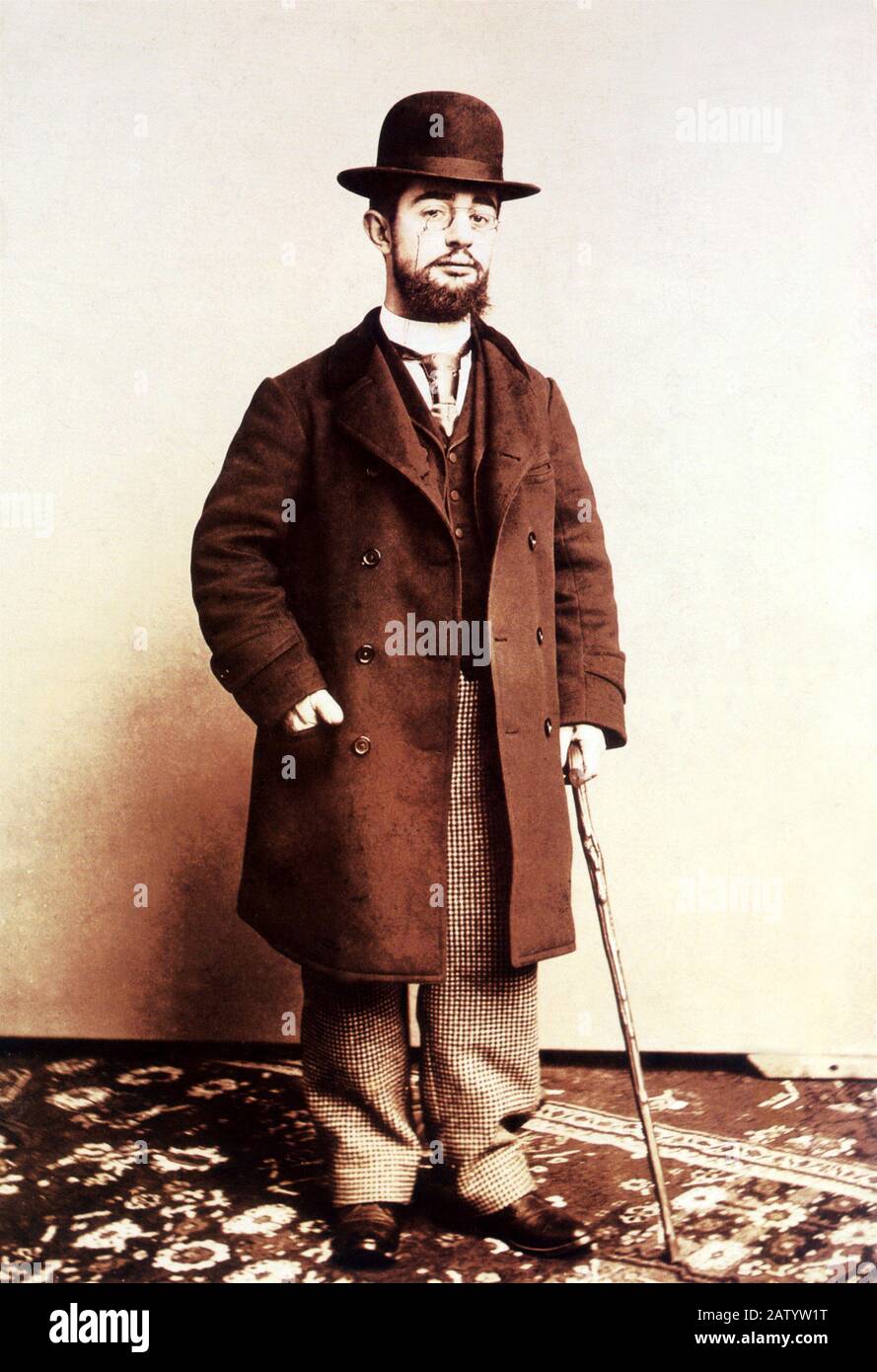 Le célèbre peintre français Henry de TOULOUSE - LAUTREC ( 1864 - 1901 ) - PITTORE - ARTE - ART - artiste - artista - IMPRESSIONISTA - IMPRESSIONISMO Banque D'Images