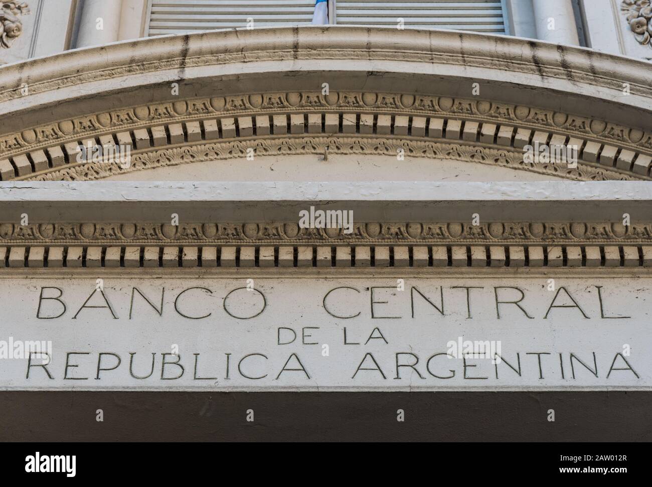 Bâtiment de la Banque centrale d'Argentine à Buenos Aires. Banque D'Images