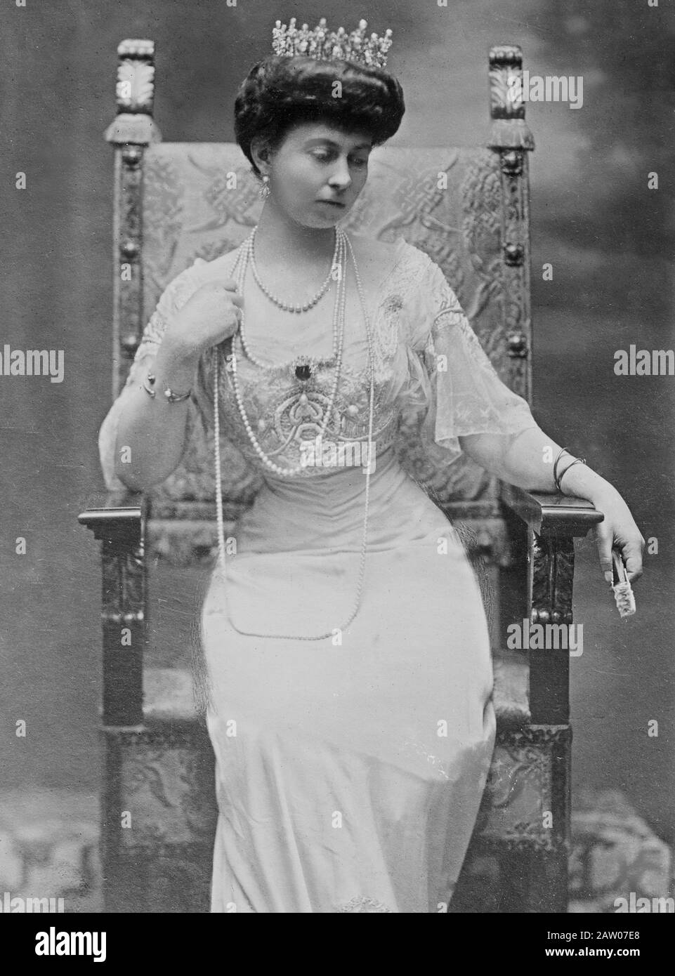 La princesse Sophie de Prusse (1870-1932), devenue reine Sophia consort de Grèce après son mariage avec le prince héritier Constantin de Grèce CA. 1913 Banque D'Images