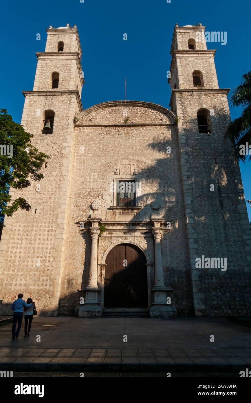 Presbytère Jésus du troisième ordre à Merida, Yucatan, Mexique Banque D'Images