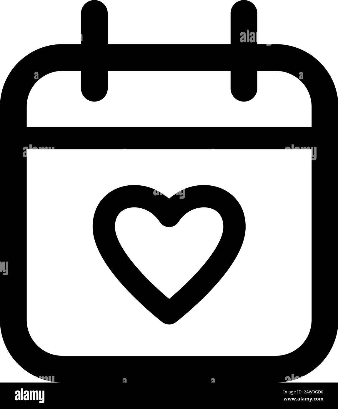 Vecteur de modèle de conception d'icône de calendrier Illustration de Vecteur