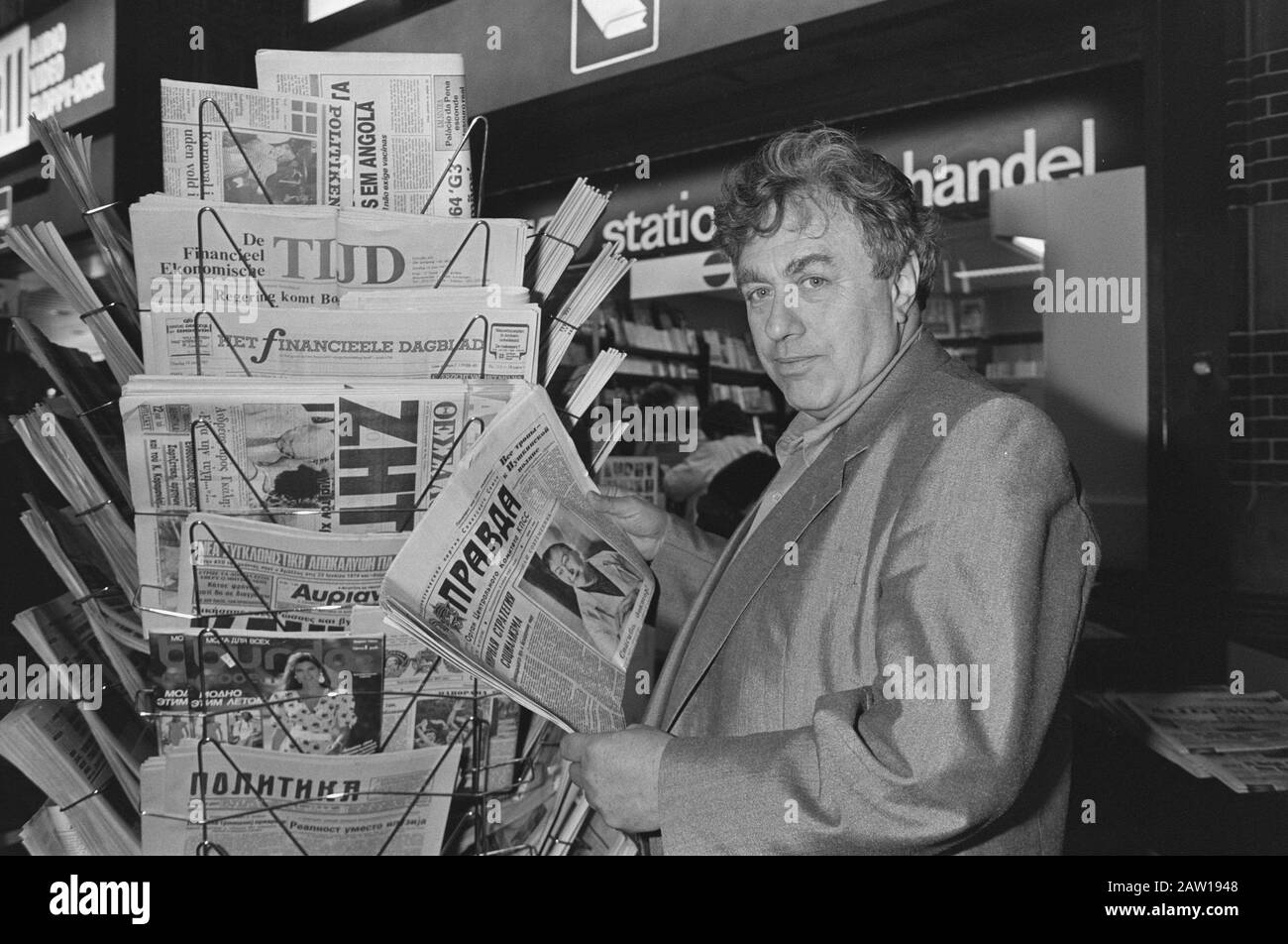 Mission De Gelderlander (Pravda) Date: 16 Juin 1987 Nom De La Personne: De Gelderlander Nom De L'Institution: Pravda Banque D'Images