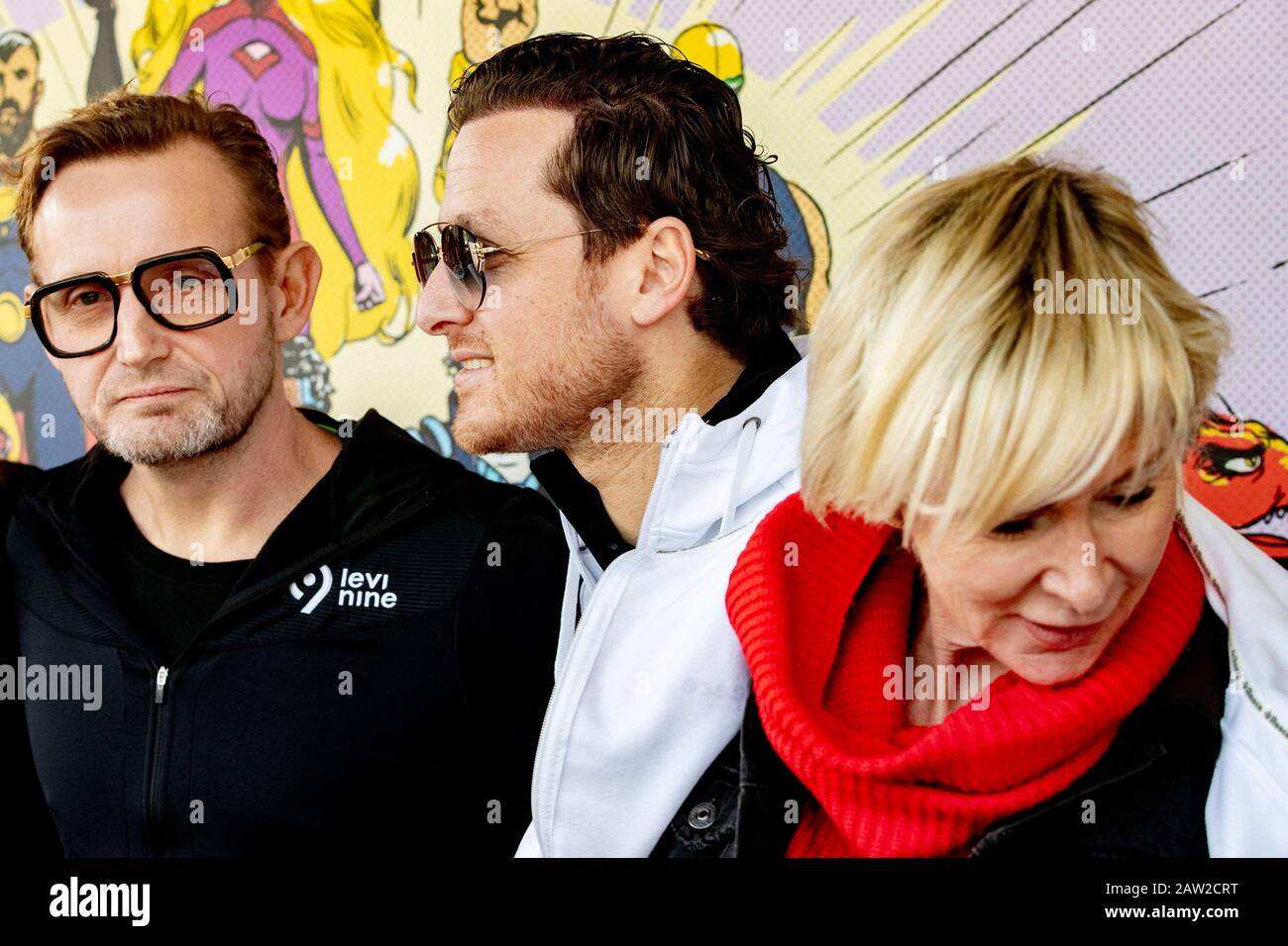 Amsterdam, Pays-Bas. 06 février 2020. Amsterdam, Jaap Eden IJsbaan, 06-02-2020, Présentation de la presse de Hollandse 100 : l'édition SUPER-HÉROS. Avec Le Prince Bernhard Junior Et La Princesse Margriet. Crédit: Pro Shots/Alay Live News Banque D'Images