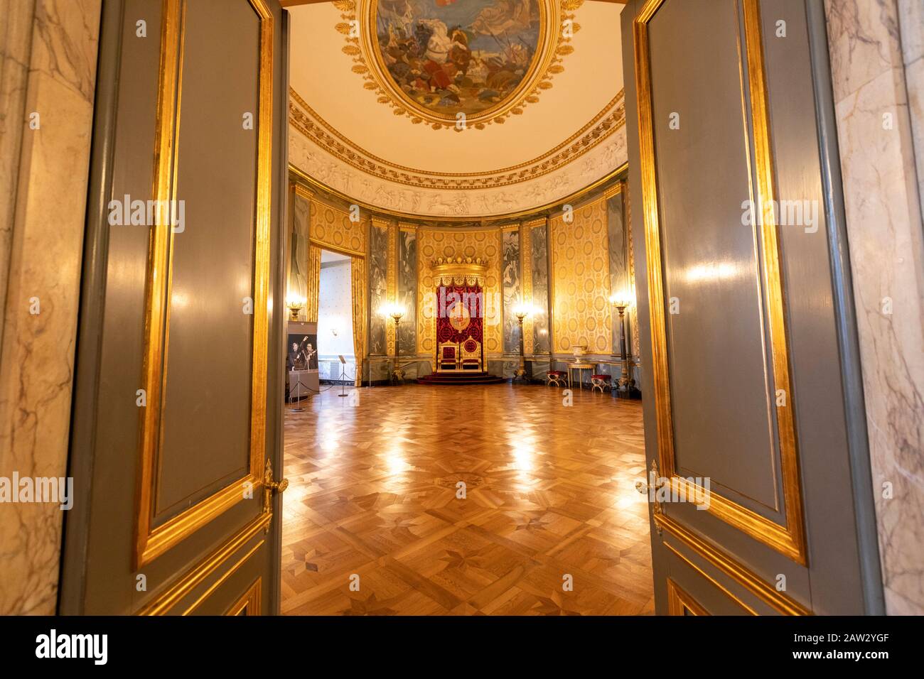 La Salle Du Trône, Les Salles De Réception Royale, Le Palais Copenhague
