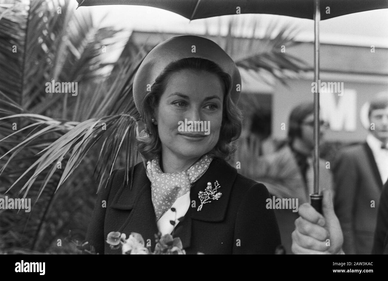 Princesse Grace de Monaco rebaptisée à Floriade en lys Date: 16 septembre 1972 mots clés: Princesses Nom De La Personne: Gracia, Princesse de Monaco Nom de l'institution: Floriade Banque D'Images