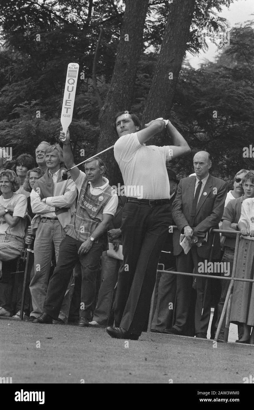 Pro Am Open Golf Championship; S. Ballesteros en action Date: 22 juillet 1987 mots clés: Golf Person Nom: S. Ballesteros Banque D'Images