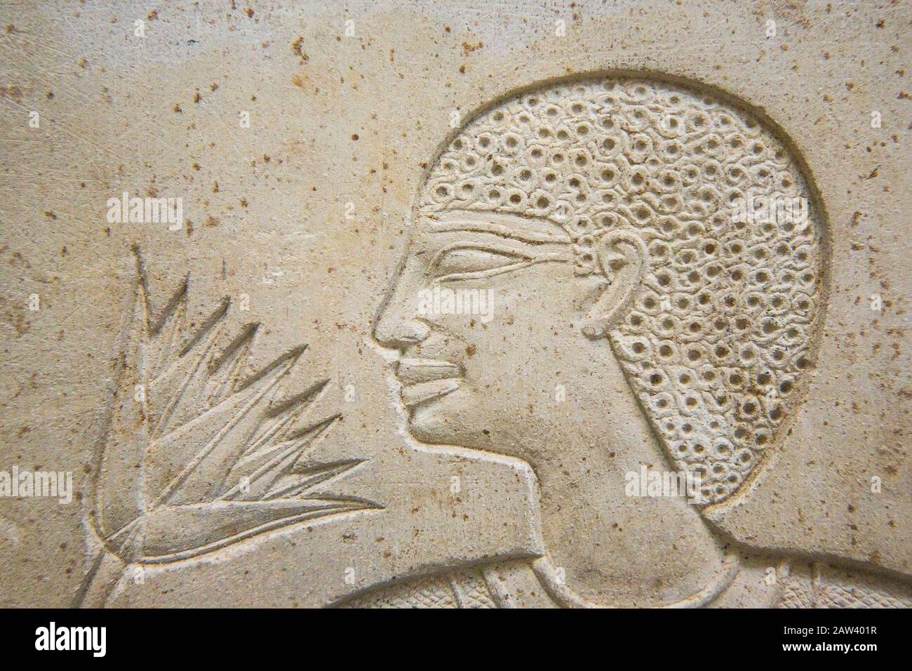 Egypte, le Caire, Musée égyptien, sarcophage de la reine Kawit, avec quelques-uns des plus beaux reliefs jamais sculptés en Egypte. Kawit était une femme de Montuhotep 2. Banque D'Images