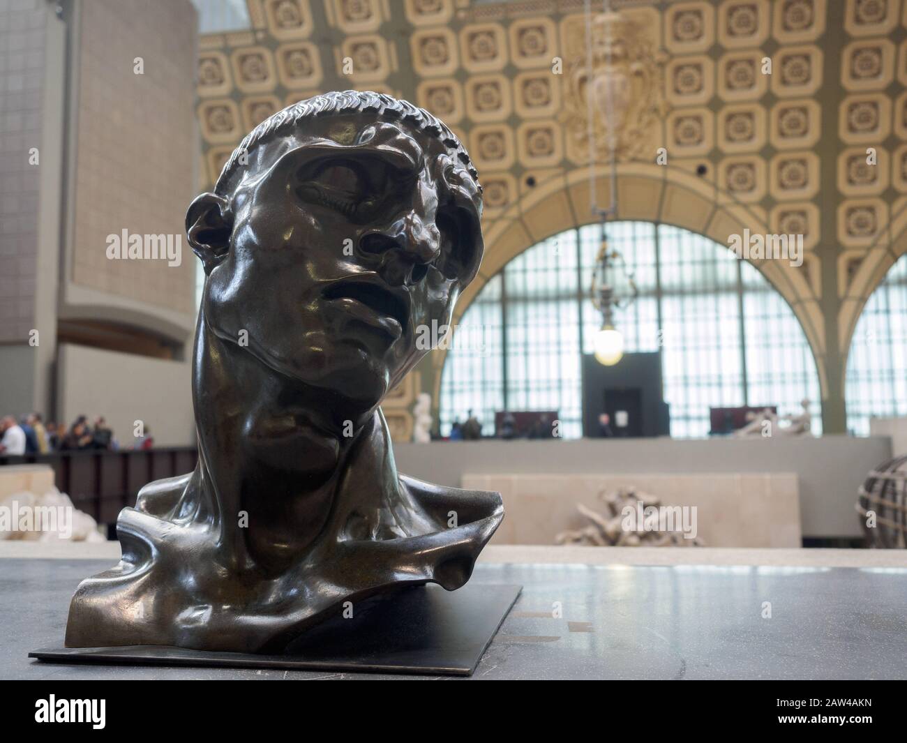 Paris, France - 19 Mars 2019. Intérieur du Musée d'Orsay à Paris, France. Le musée abrite la plus grande collection d'impressionnistes et de post-imp Banque D'Images