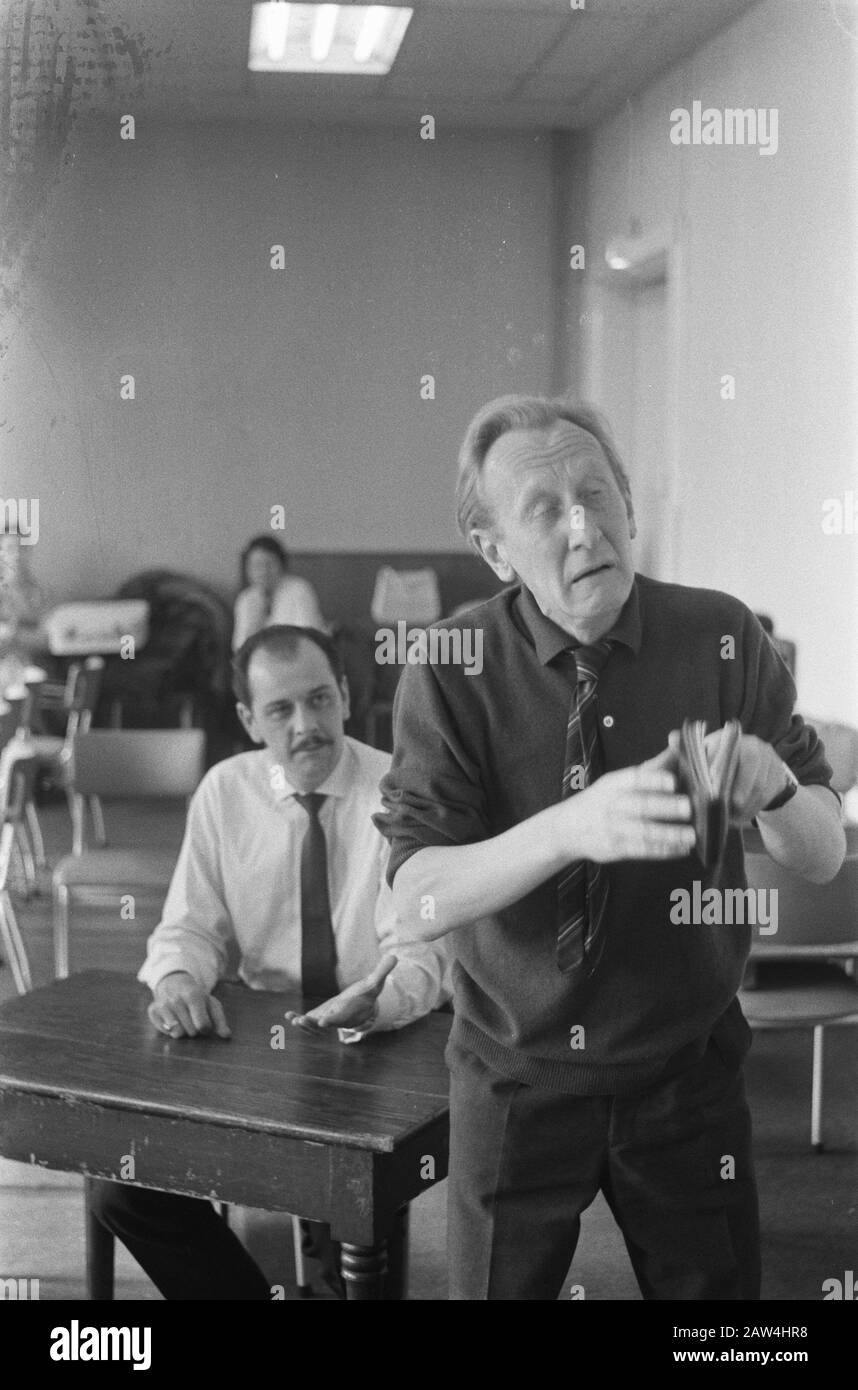 Répétitions pour Dreigroschenopern Date : 28 octobre 1960 mots clés : répétitions Banque D'Images