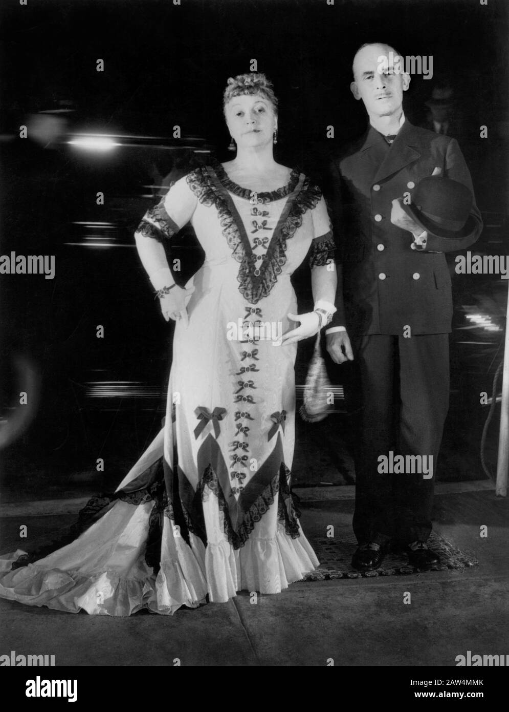 James Gleason et son épouse Lucile Webster au premier de son film, 'The Bowery', Los Angeles, Californie, États-Unis, International News Photos, Inc., 1933 Banque D'Images