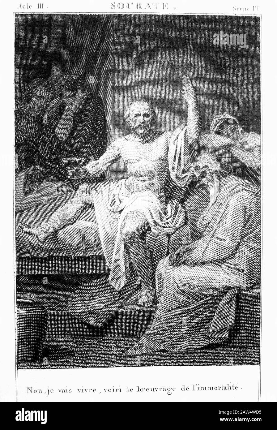 Socrate Philosophe Grec Ancien Professeur Penseur Grèce Antique