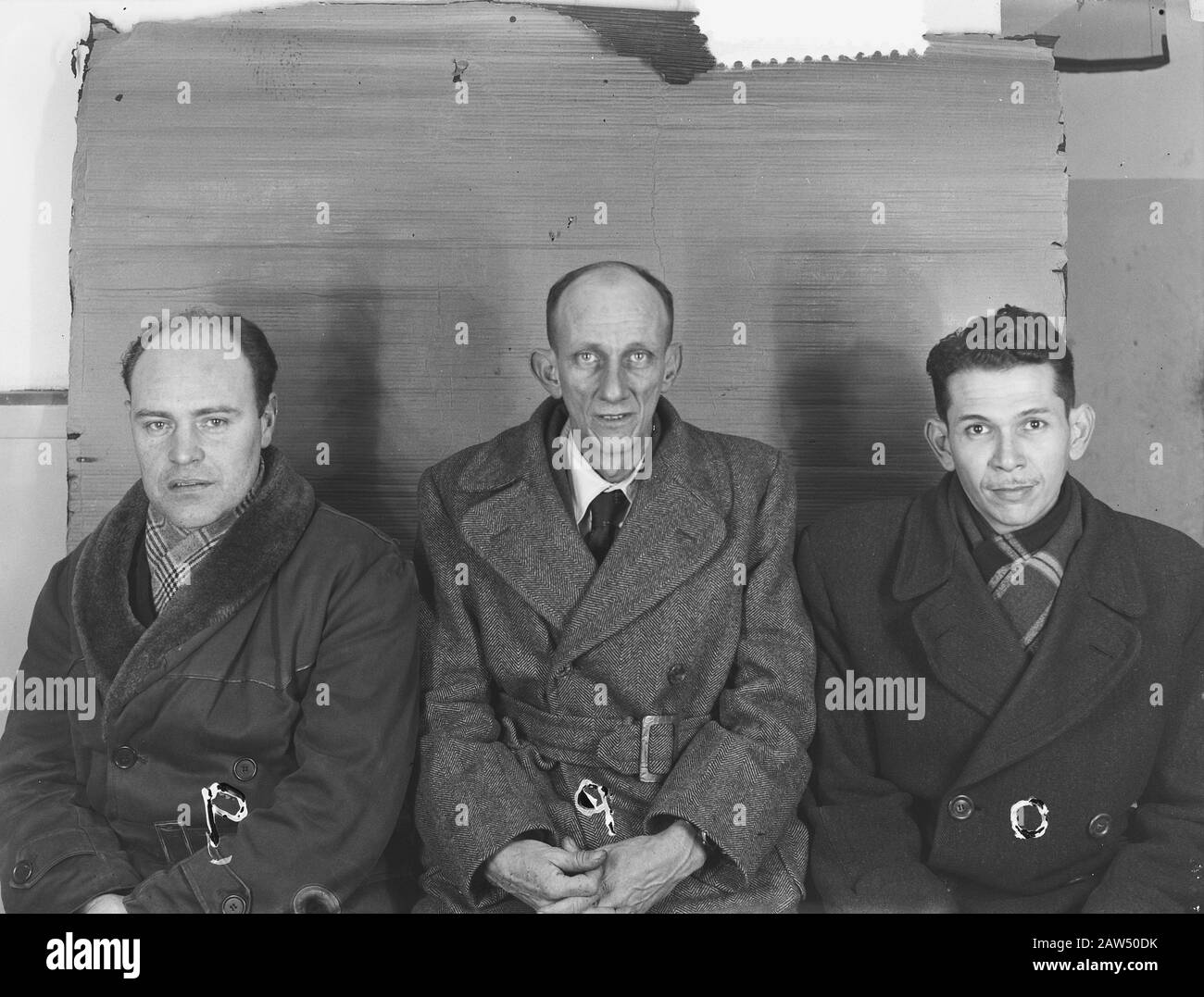 Passeport photos entrepôt central (MNOPQ) Date: 19 février 1952 mots clés: Entrepôts Banque D'Images