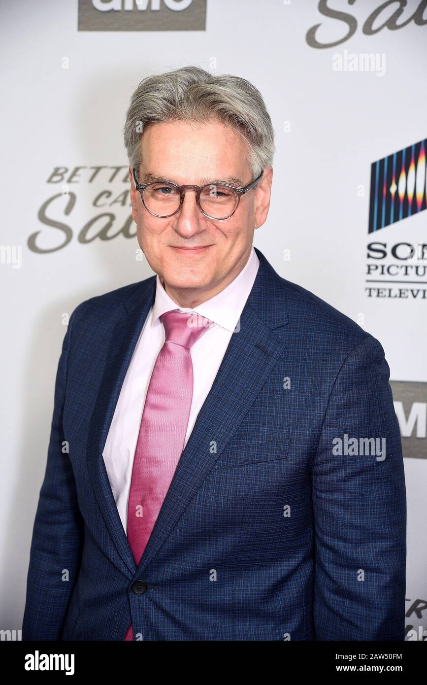 Hollywood, CALIFORNIE - 05 FÉVRIER : Peter Gould assiste à la première de la saison 5 « Better Call Saul » de AMC à ArcLight Cinemas le 05 février 2020 à Hollywood, Californie. Photo: Annie Lesser/Imagespace Banque D'Images