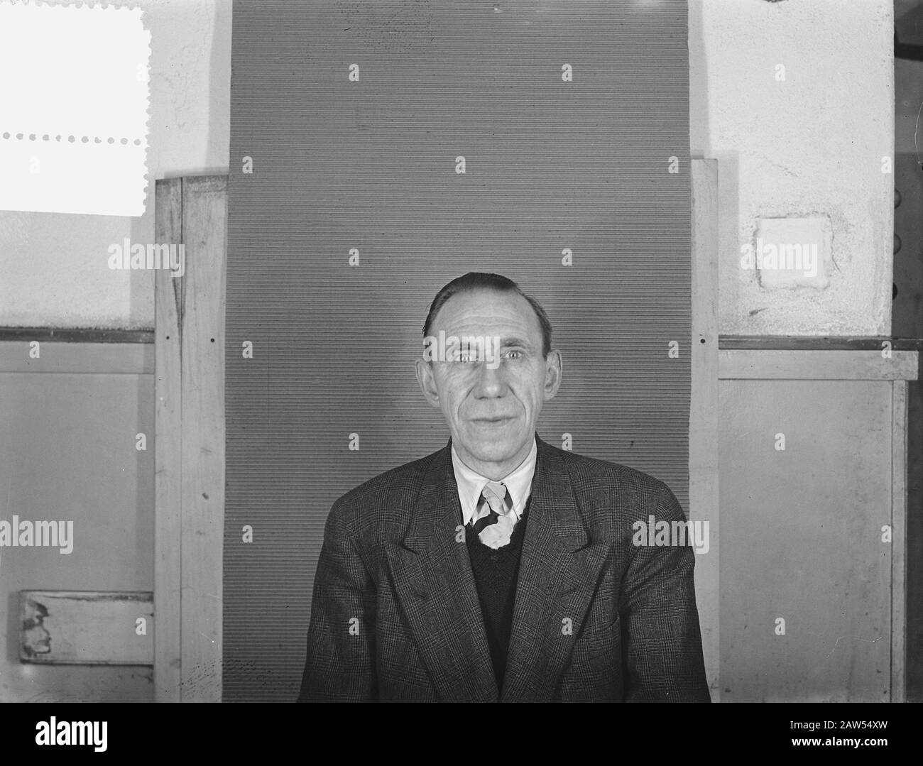 Photos de passeport entrepôt central Date : 5 décembre 1953 Banque D'Images
