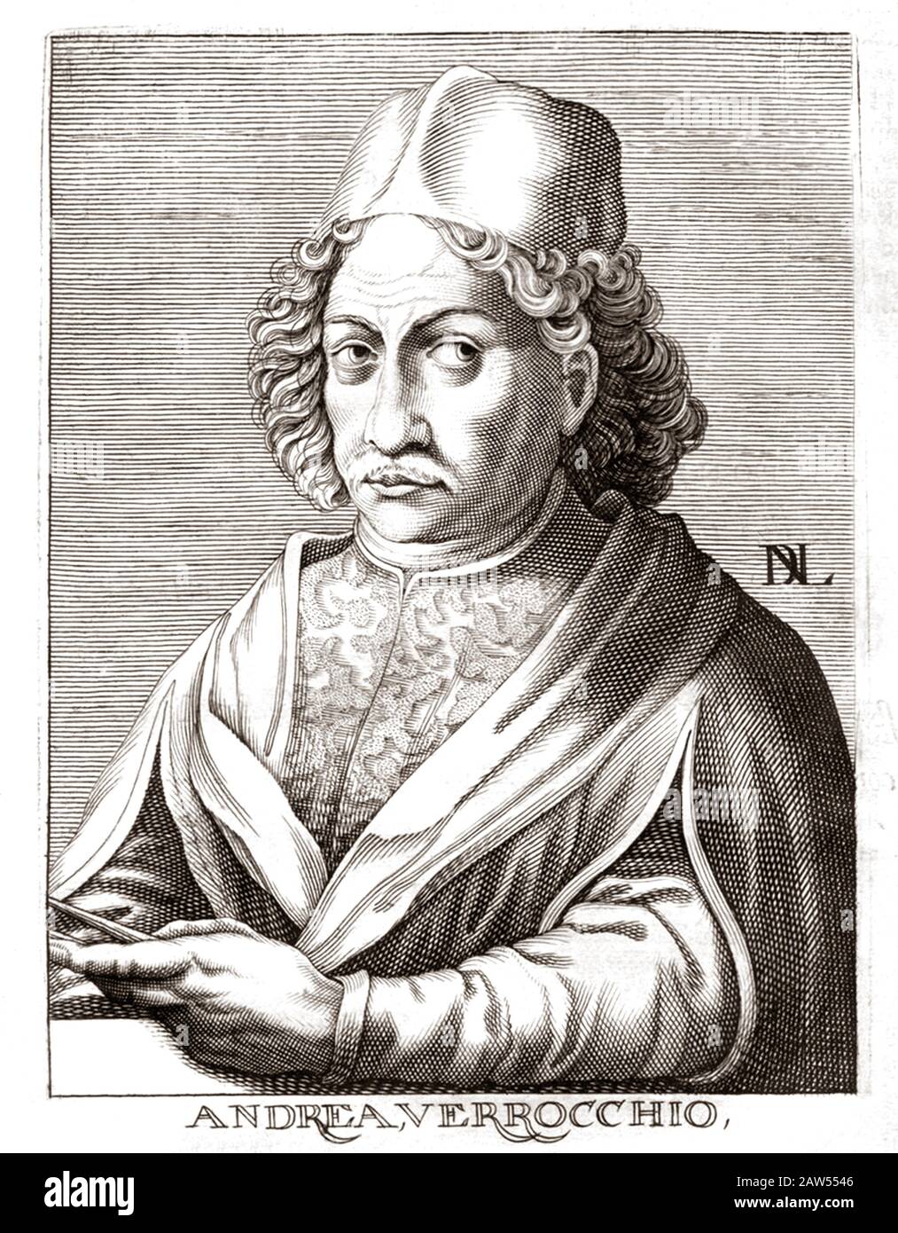 1480 CA , ITALIE : le sculpteur italien ANDREA DEL VERROCCHIO ( 1435 - 1488 ). Ses élèves comprenaient Leonardo da Vinci , Pietro Banque D'Images