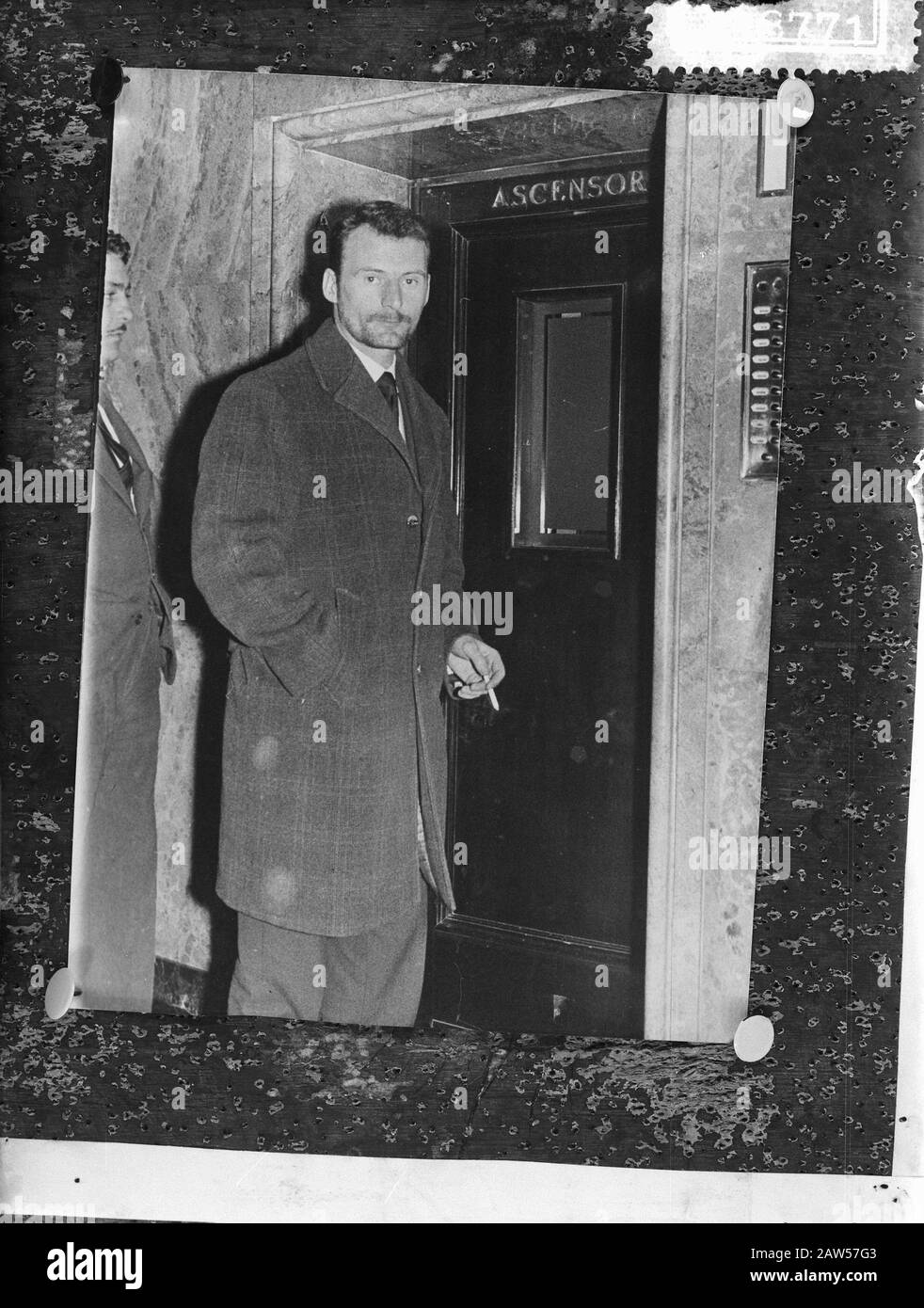 Lagoillarde À L'Hôtel Fenx Madrid Date : 15 Décembre 1960 Lieu : Madrid Nom De La Personne : Hotel Fenx Banque D'Images