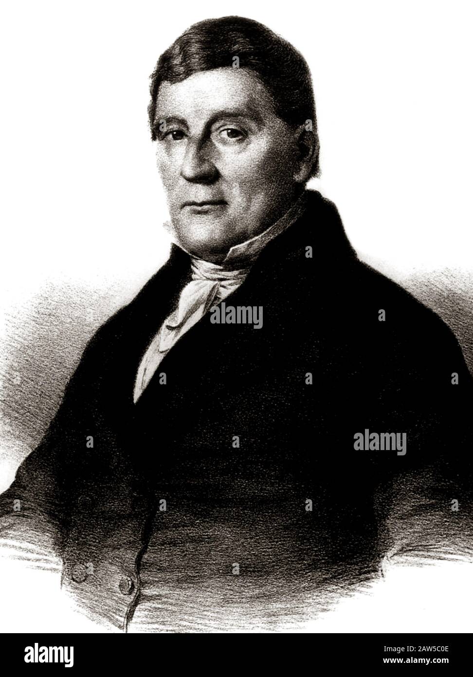 1845 CA , ALLEMAGNE : le célèbre compositeur de musique allemande , violoniste et chef D'orchestre LUDWIG SPOHR ( 1784 – 1859 ) aka LOUIS SPOHR . - OPÉRA LIRICA - COM Banque D'Images