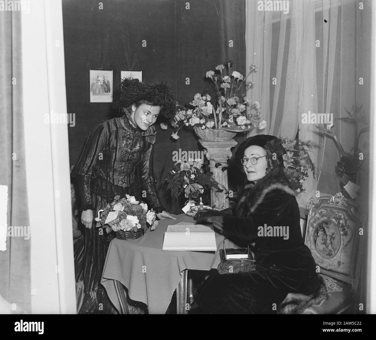 Front ANCO Keizersgracht 144 Date : 18 octobre 1948 mots clés : réception Banque D'Images