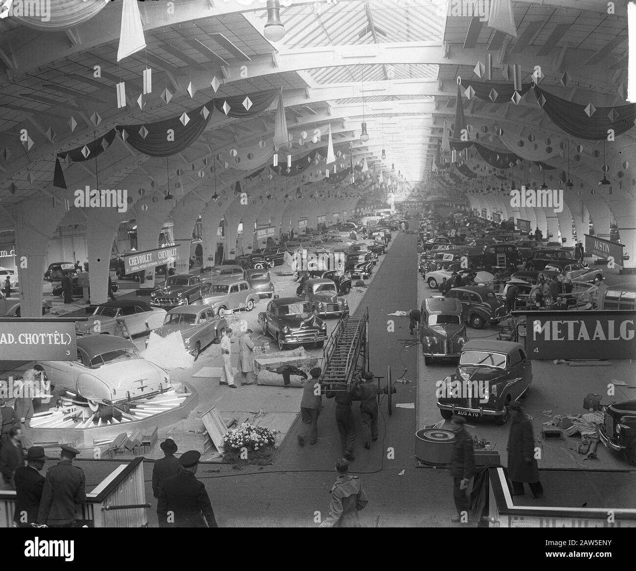 Exposition RAI, résumé Date : 19 avril 1950 mots clés : cartes Banque D'Images