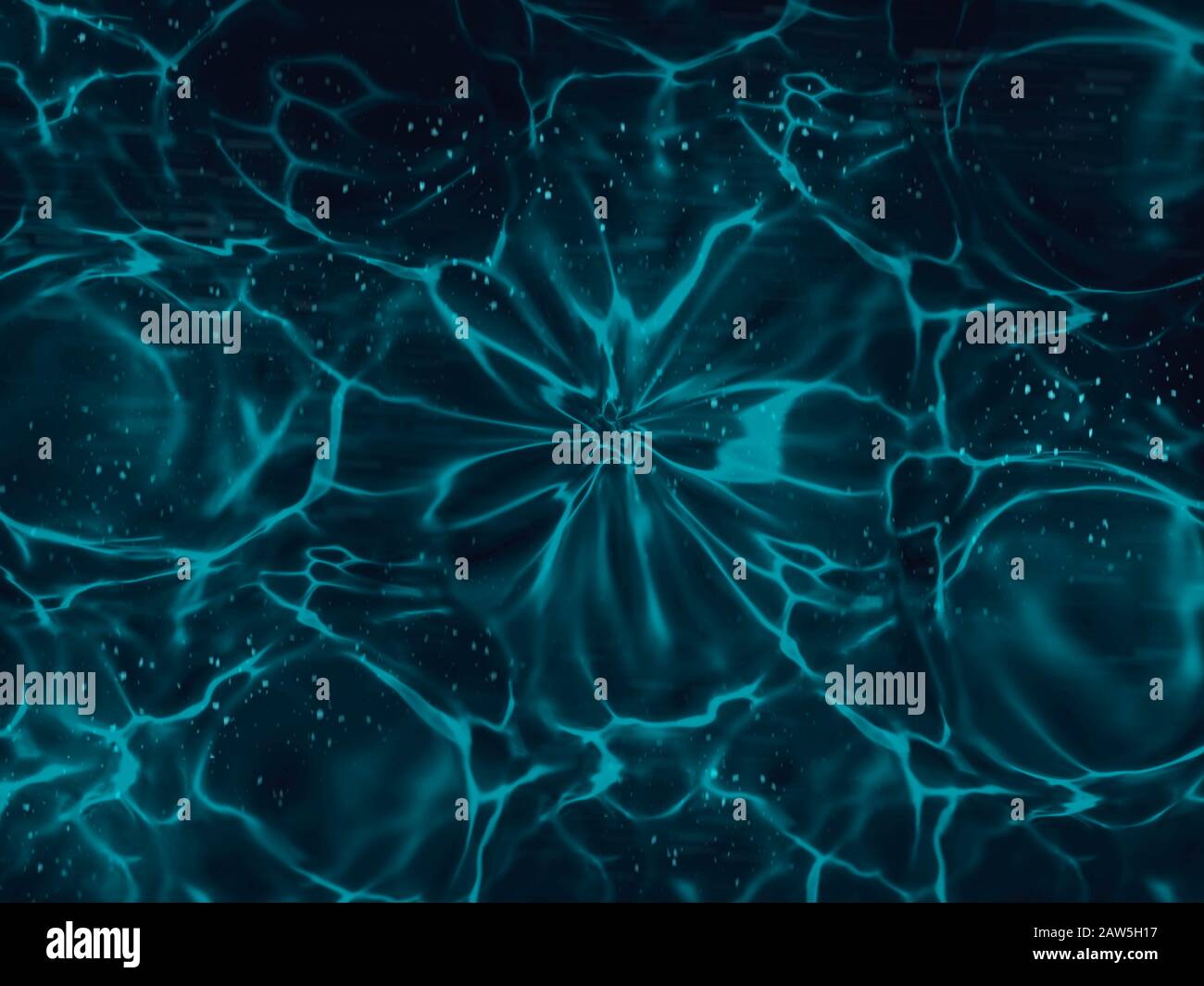 Superbes motifs abstraits sur fond sombre. Banque D'Images