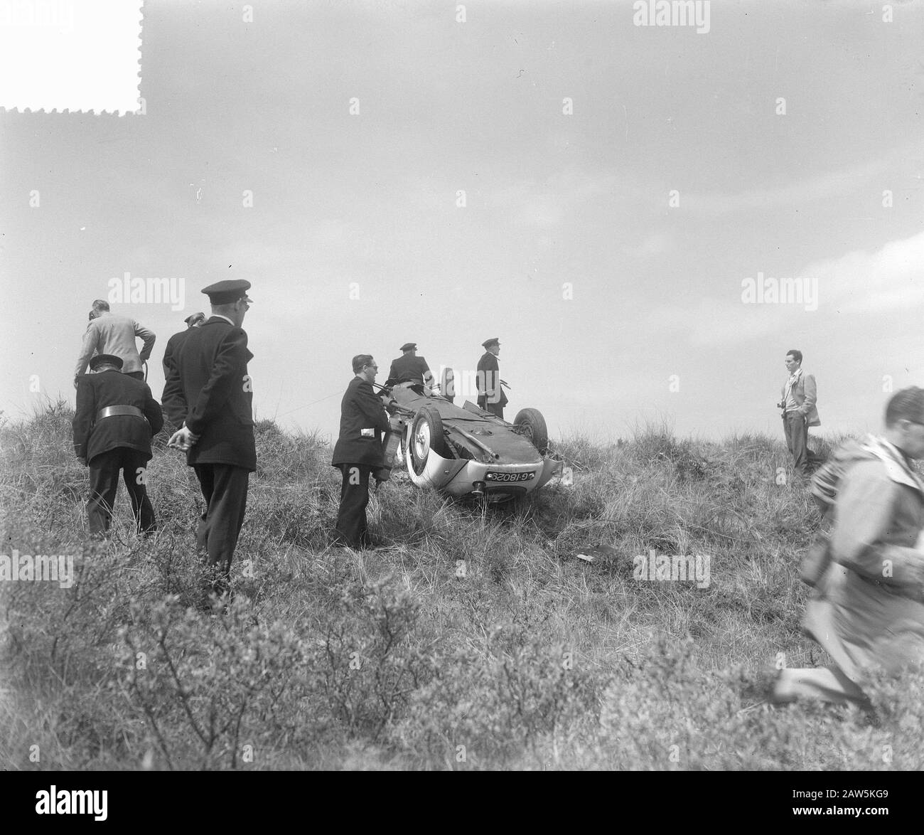 Grand Prix Zandvoort 1953 Tourné voiture Date: 7 juin 1953 lieu: North-Holland, Zandvoort mots clés: Voitures, accidents, sports Banque D'Images