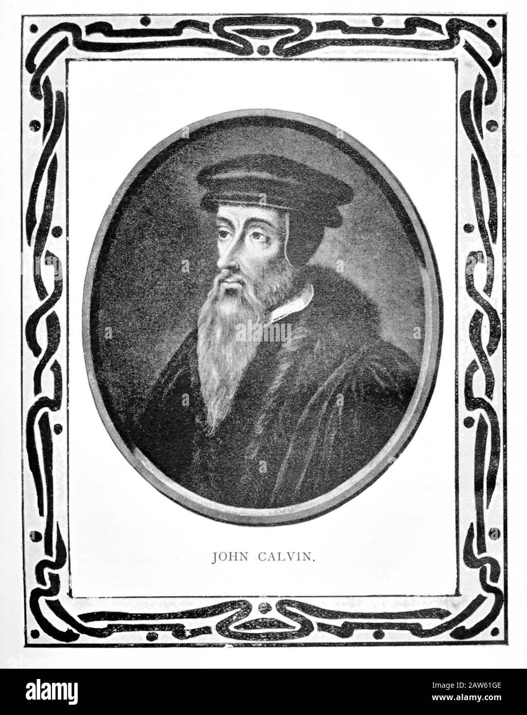 Le réformateur français religius Jean CAUVIN ( alias JOHN CALVIN - alias  GIOVANNI CALVINO - Noyon , Piccune , France 1509 - Géneve , Suisse 1564  Photo Stock - Alamy