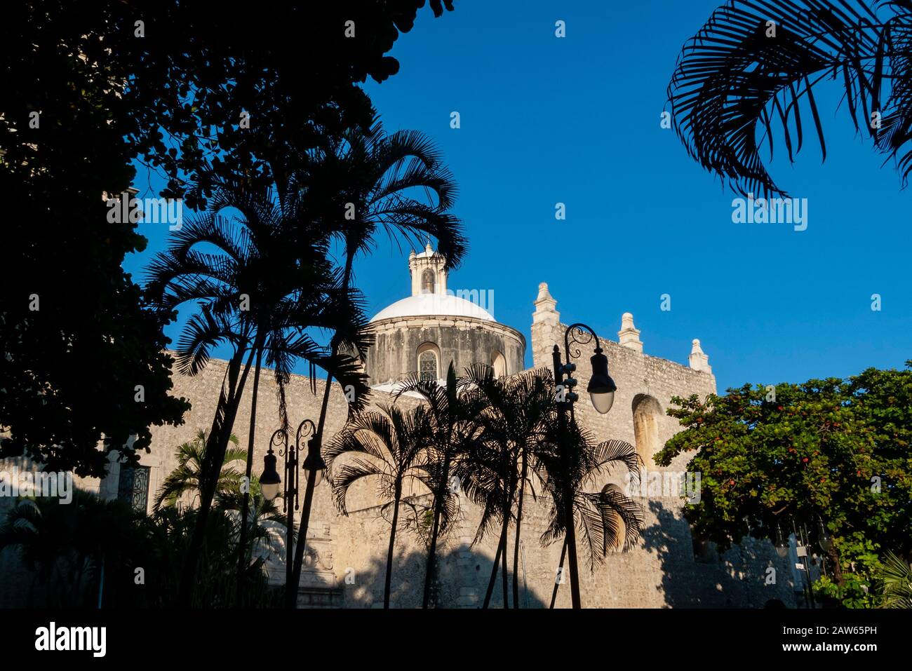 Presbytère Jésus du troisième ordre à Merida, Yucatan, Mexique Banque D'Images