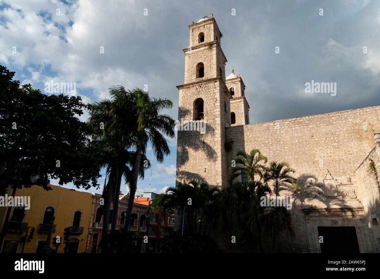 Presbytère Jésus du troisième ordre à Merida, Yucatan, Mexique Banque D'Images