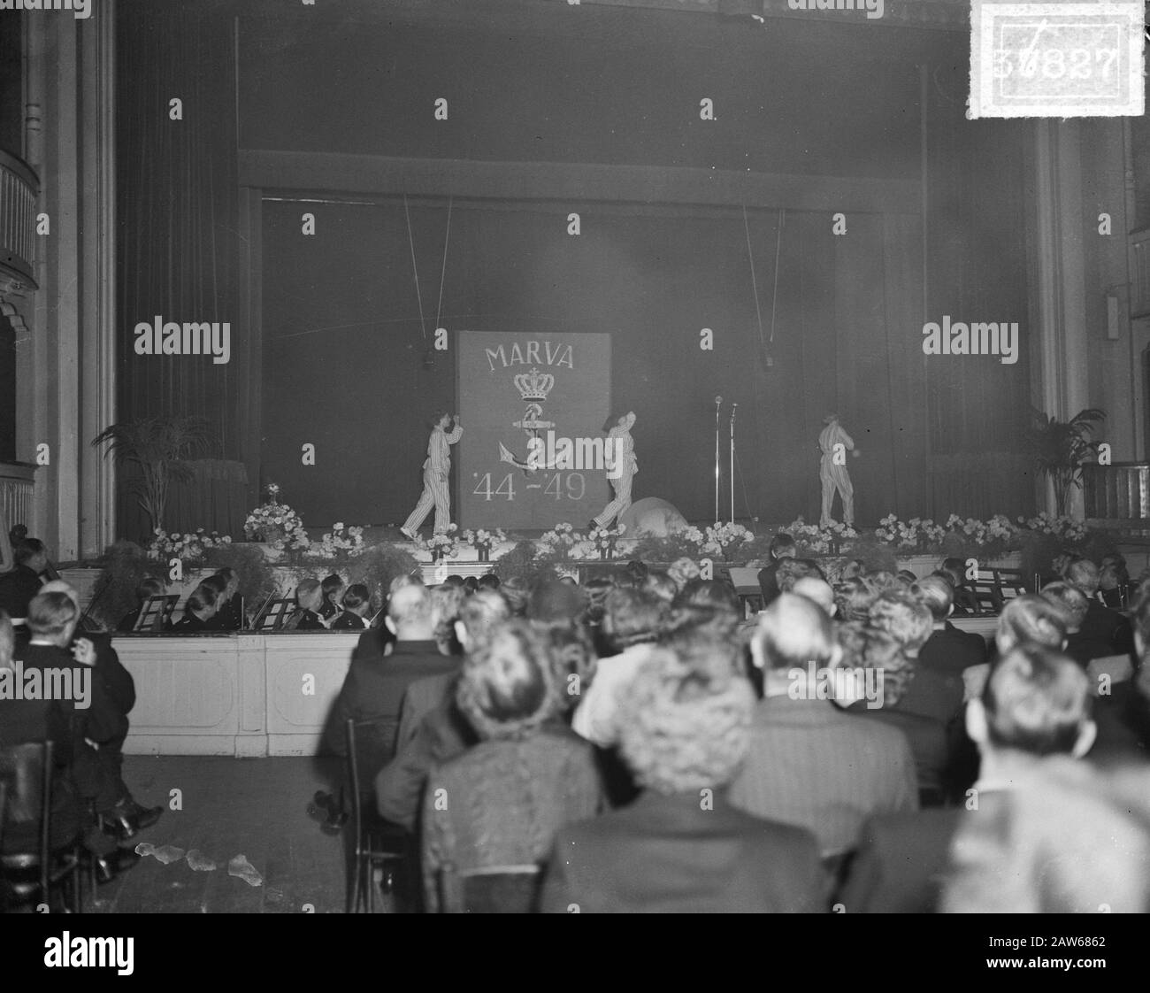 Marva 5 Ans Commémoration À La Haye Date : 29 Octobre 1949 Lieu : La Haye, Hollande-Méridionale Mots Clés : Commémorations Banque D'Images