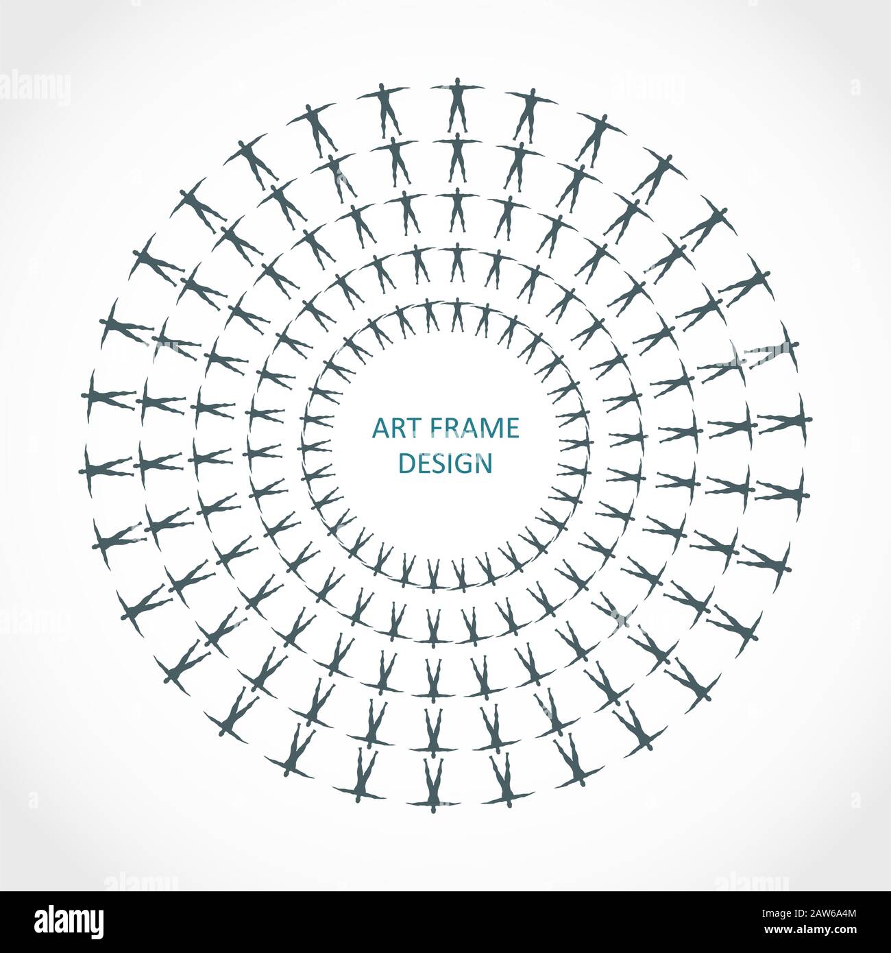Élément décoratif abstrait Illustration de Vecteur