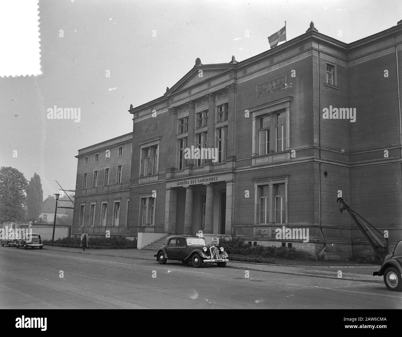 Diète Building Dr. Schneider (Libéral) Date : 14 Octobre 1955 Mots Clés : Libéral Nom De La Personne : Dr. Schneider Banque D'Images